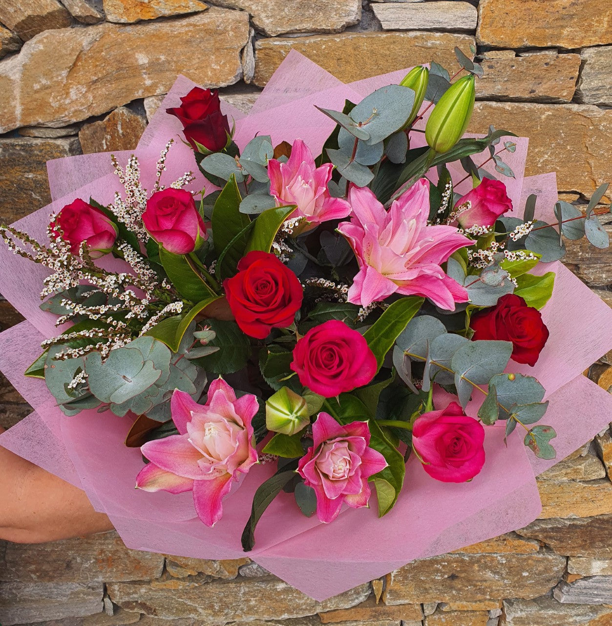 Rose and Lily Bouquet